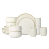 Stone by Mercer Project SHOSAI 32-Piece Stoneware Dinnerware Set Plates and White - 32 Piece