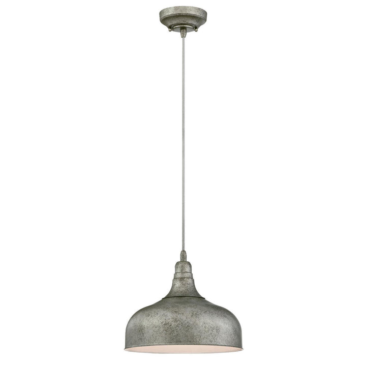 Westinghouse 6330100 One-Light Indoor Pendant Antique Steel Finish with Metal