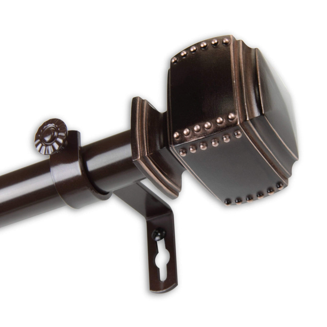 InStyleDesign Xavier 1 inch Diameter Adjustable Curtain Rod