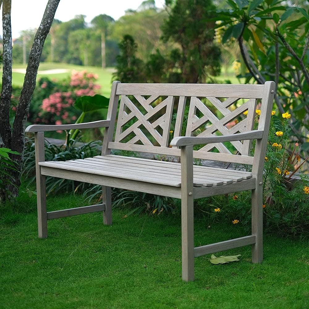 Cambridge Casual Maine Outdoor Garden Bench for Patio Furniture 4-Foot