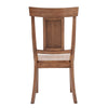 Inspire Q Eleanor Panel Back Wood Dining Chair (Set of 2) by Classic Oak Oak