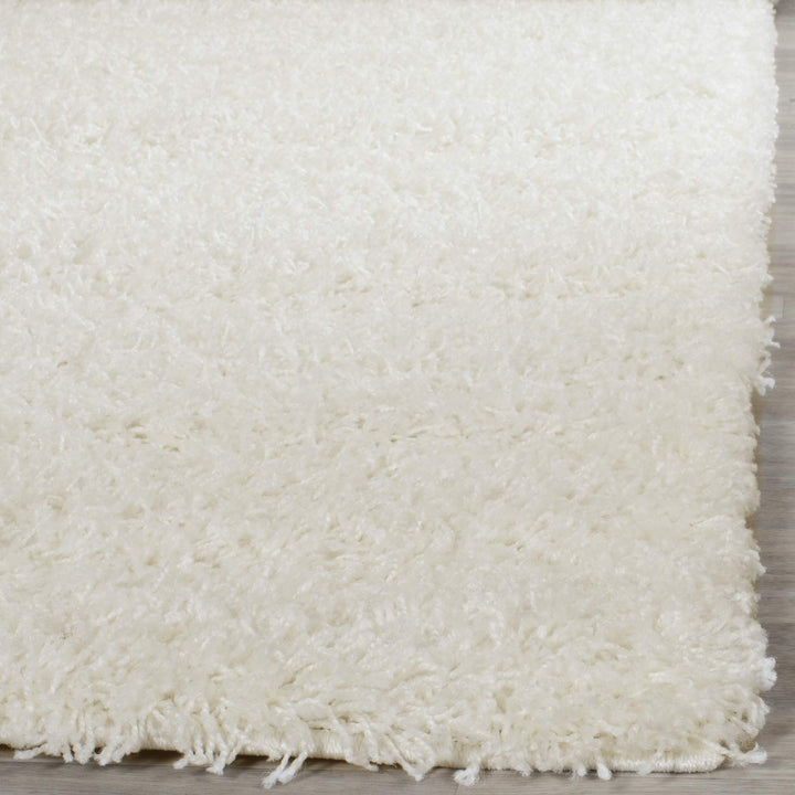 SAFAVIEH Athens Shag Collection Runner Rug - 2'3" x 10' Off White Non-Shedding &