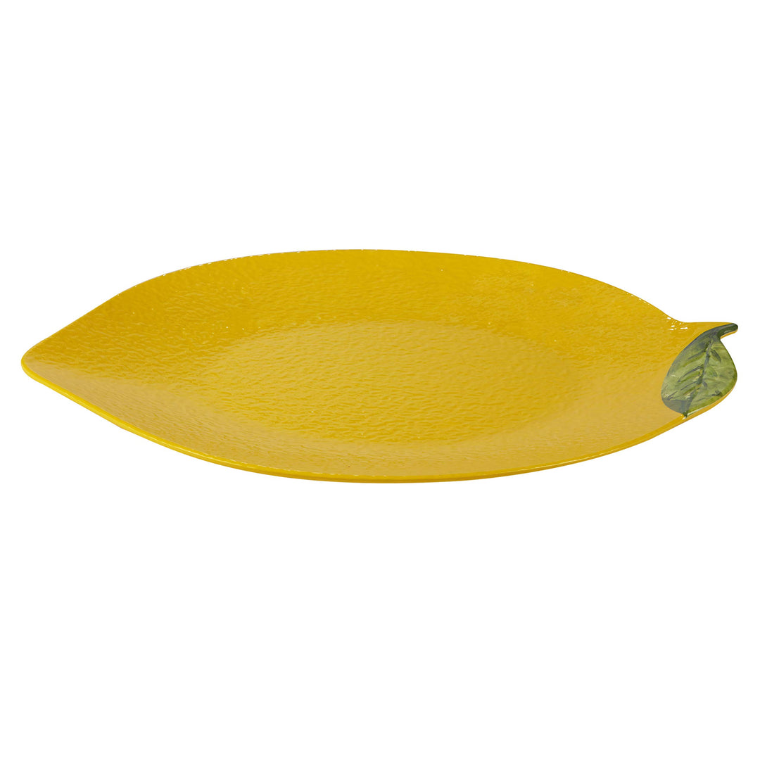 Certified International Zest 3-D Lemon 2 pc Melamine Hostess Serving Set