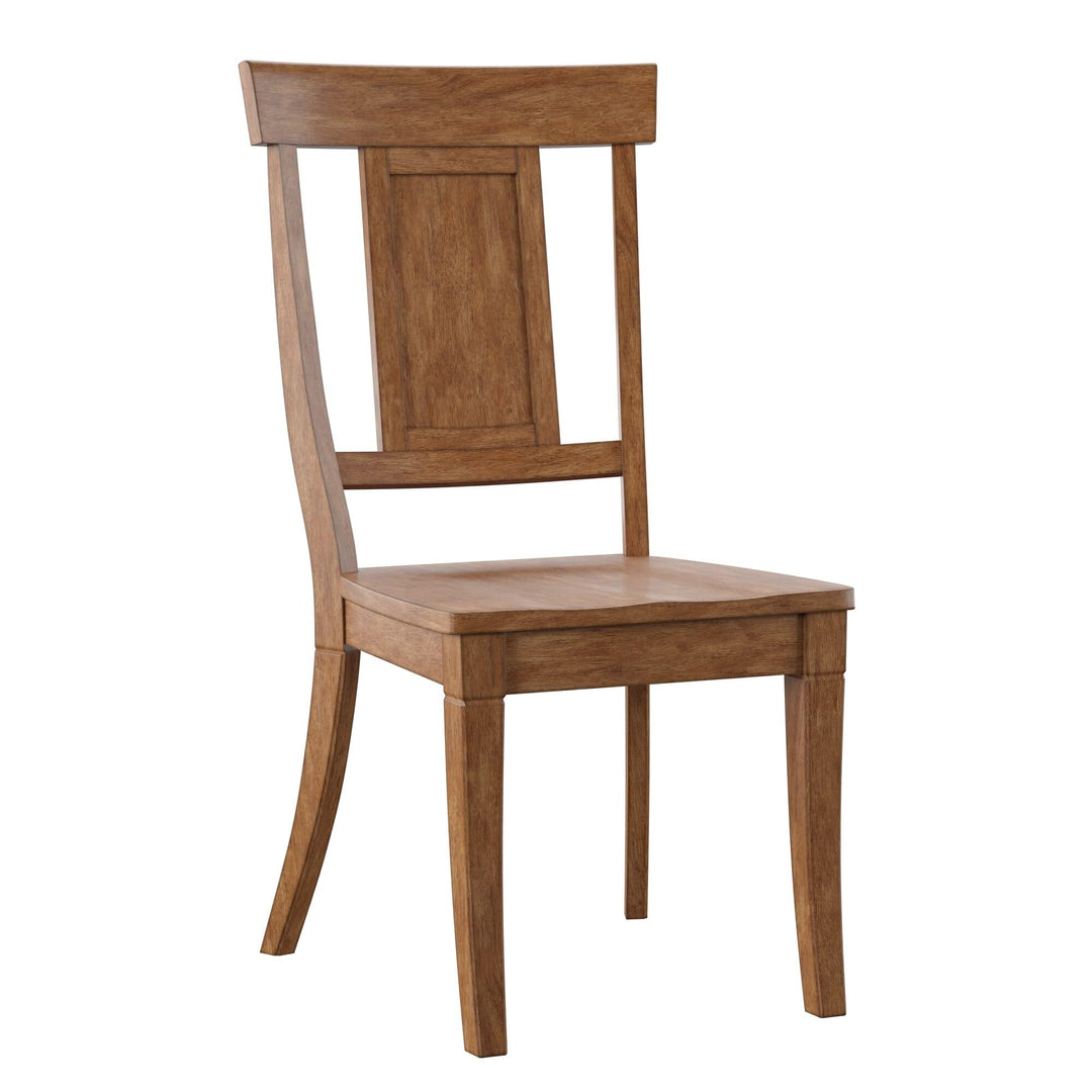 Inspire Q Eleanor Panel Back Wood Dining Chair (Set of 2) by Classic Antique