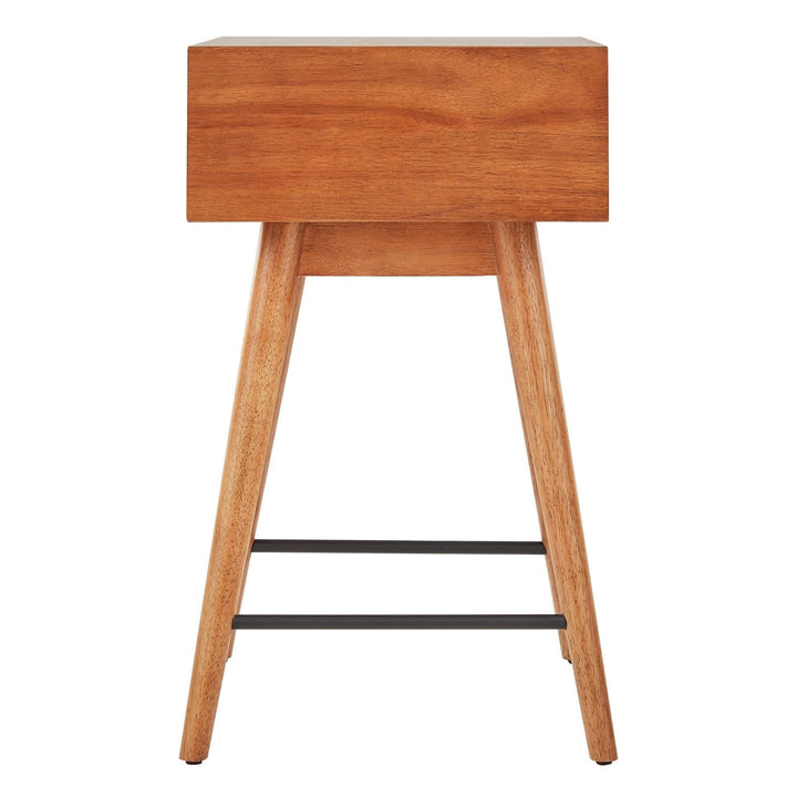 Inspire Q Aksel Wood 1-Drawer End Table by Modern Brown