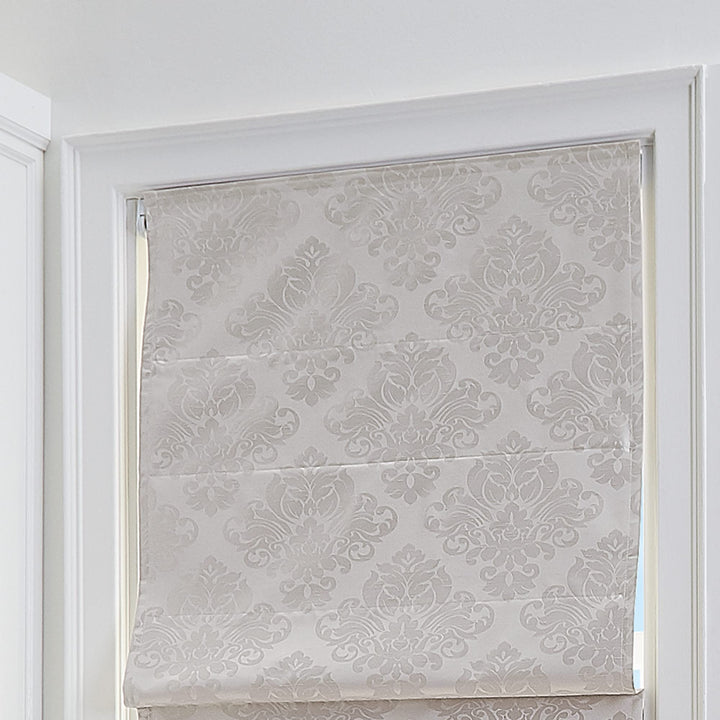 Damask Room Darkening Cordless Roman Shade