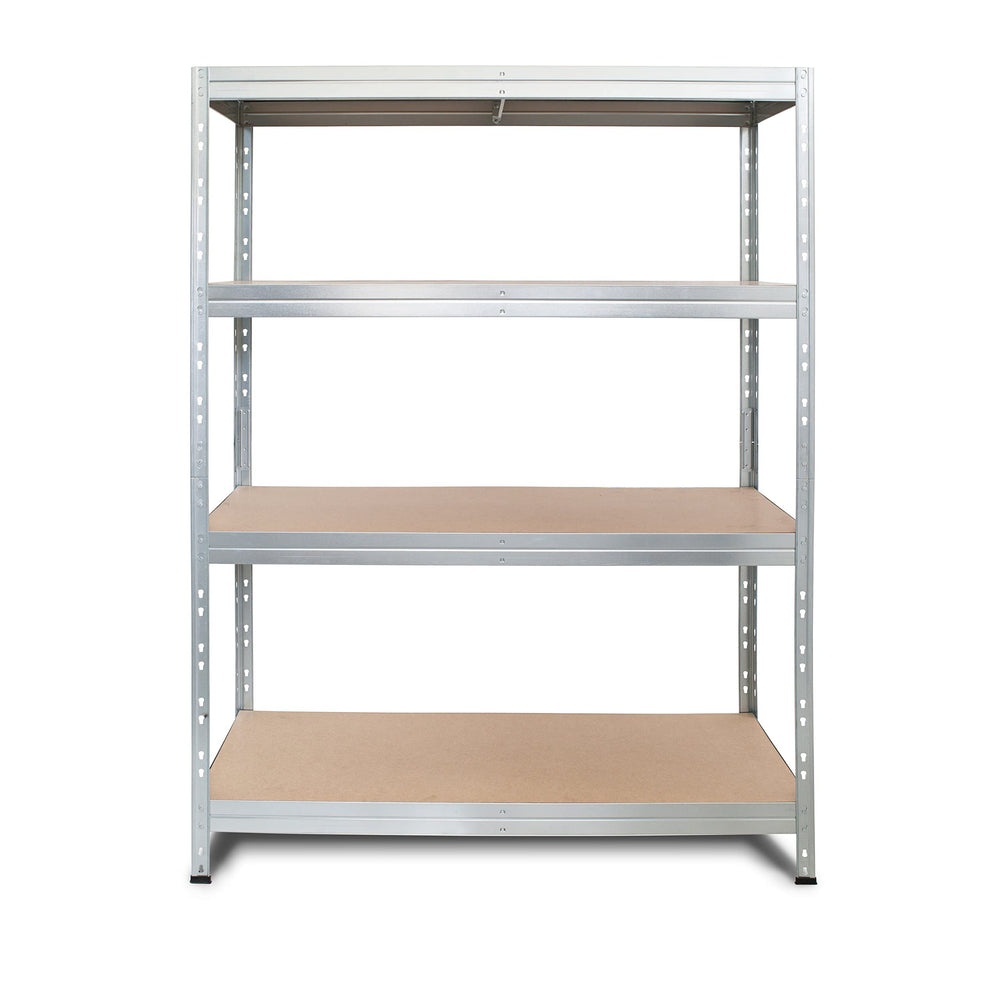 Ar Shelving Storage Rack 47 18 Lb Galvanized Silver Steel Adjustable Shelving - Diamond Home USA