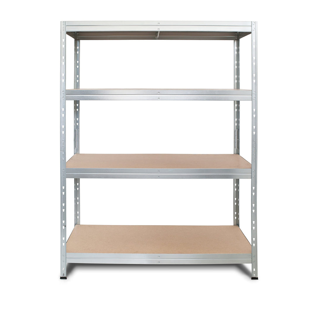 Ar Shelving Storage Rack 47 18 Lb Galvanized Silver Steel Adjustable Shelving - Diamond Home USA