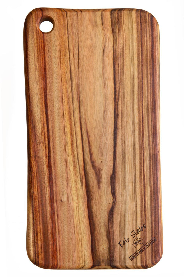 Fab Slabs Natural Wood Camphor Laurel Medium Cutting Board for Kitchen