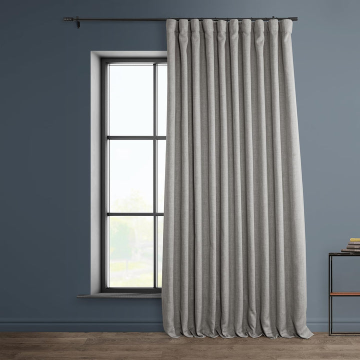 HPD Half Price Drapes BOCH-LN185-P Faux Darkening Curtains-108 Inches Long Extra 100 X 108 - Clay