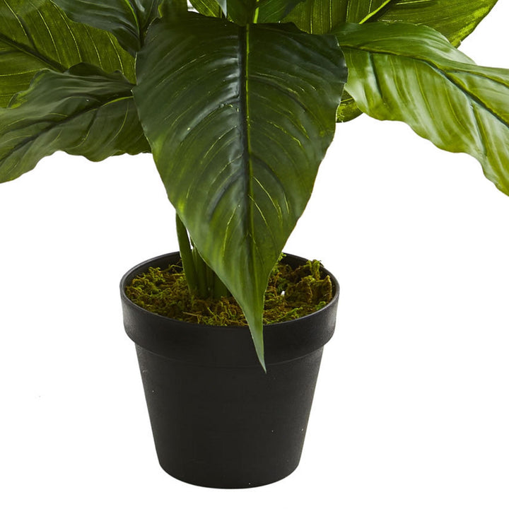 Nearly Natural 26” Spathiphyllum Artificial (Real Touch) Silk Plants Green