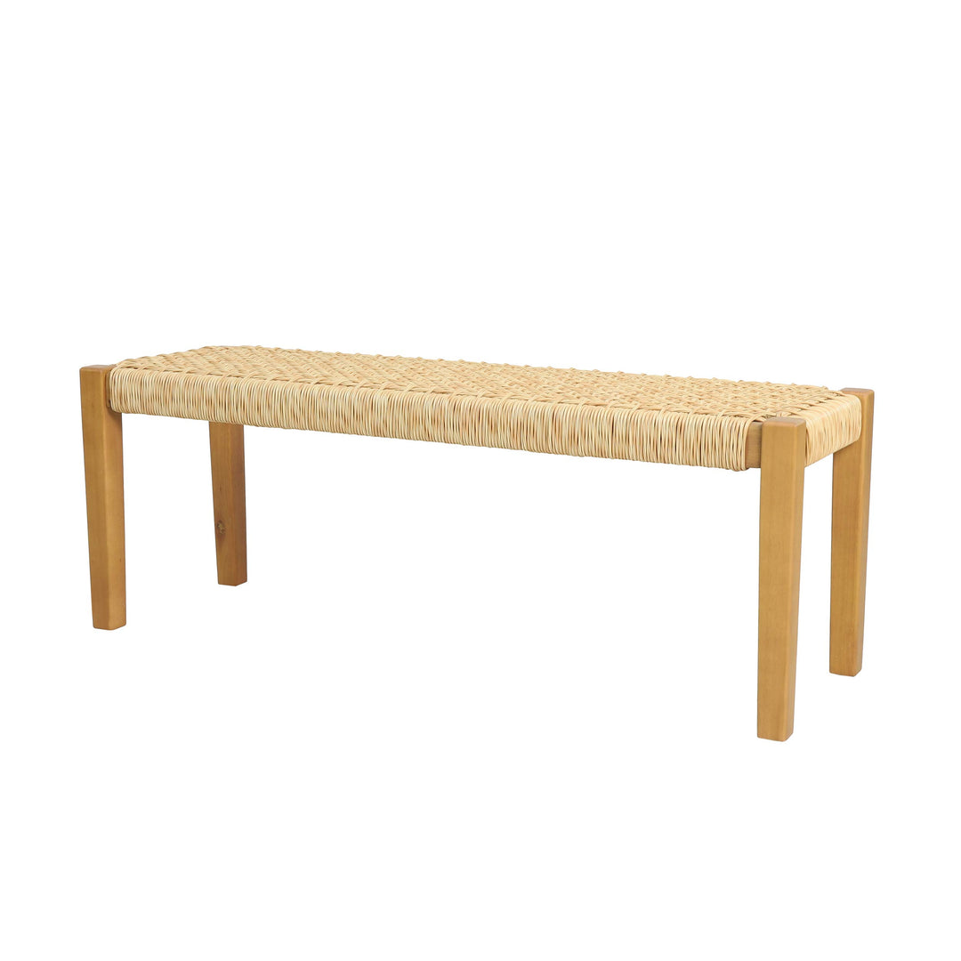 Christopher Knight Home Isaac Outdoor Modern Industrial Acacia Wood Bench