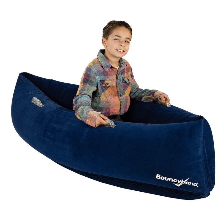 Comfy Hugging Peapod Sensory Pod 60" Ages 6-12 Up to 3-5'1" Tall Blue Plastic