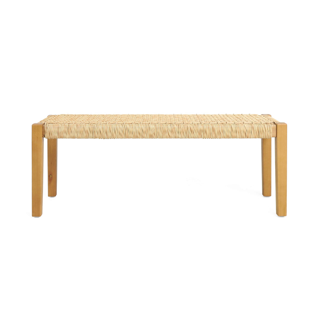 Christopher Knight Home Isaac Outdoor Modern Industrial Acacia Wood Bench