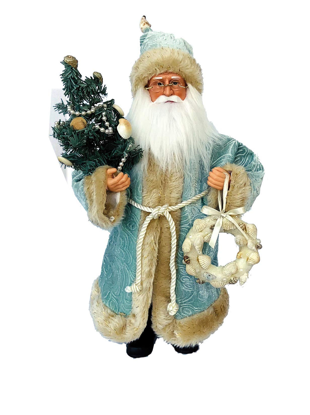 Santa's Workshop 15" Seaside Santa Blue