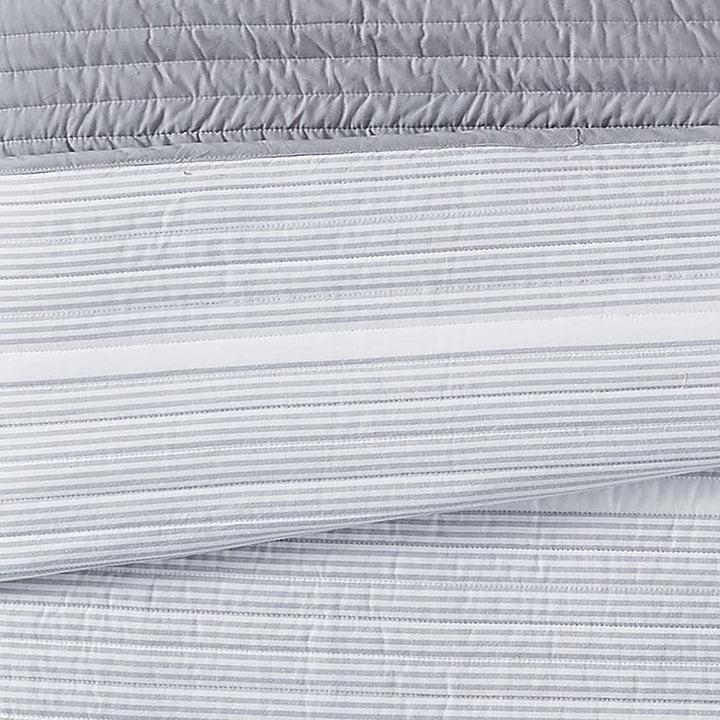 Brooklyn Loom - 3-Piece Quilt and Sham Set - Niari Yarn Dye Stripe