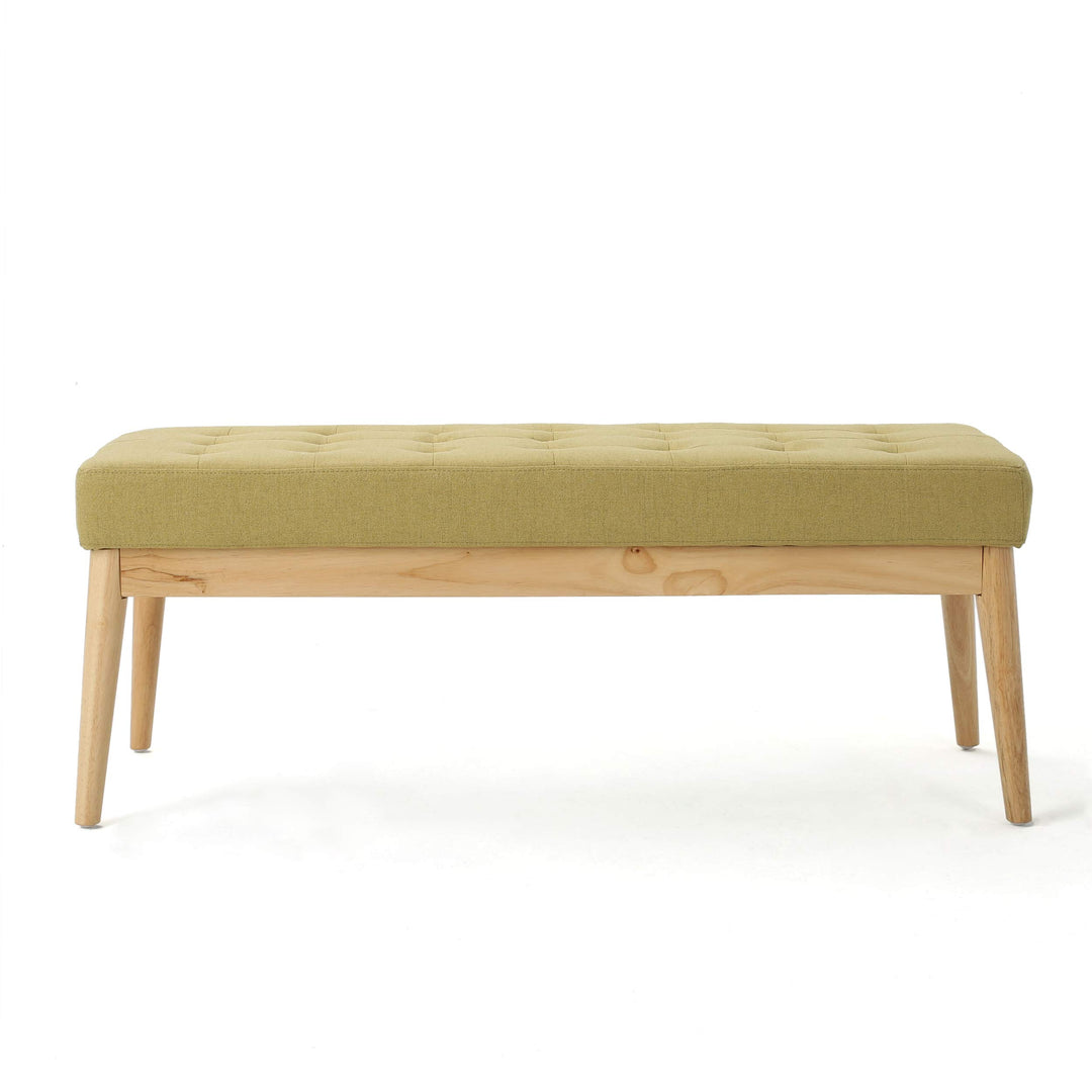 Christopher Knight Home Saxon Fabric Bench Bright Green