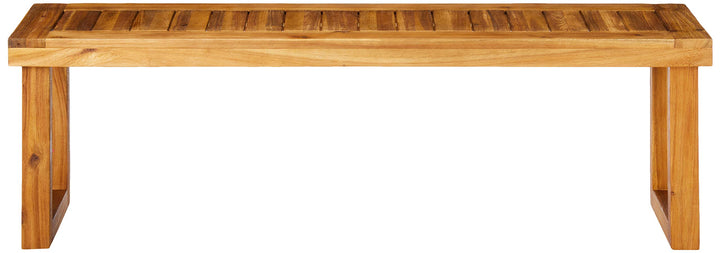 Christopher Knight Home Kemp Outdoor Acacia Wood Bench Sandblast Natural Finish