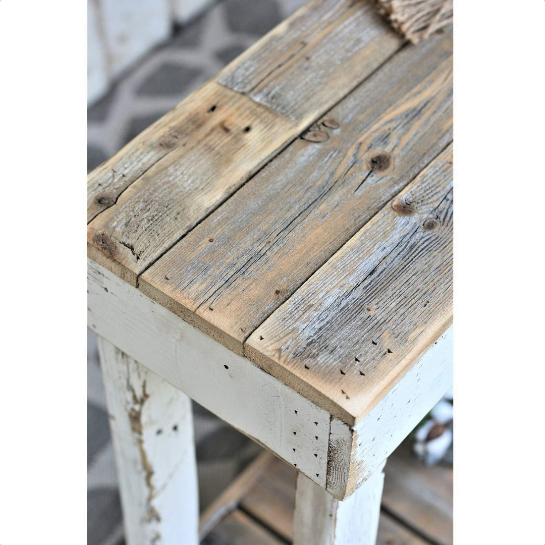 Mcchristian 46" Solid Wood Console Table Reclaimed Wood: Yes Top Wood Species: