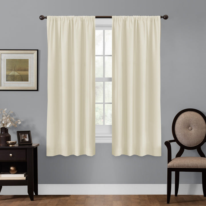 Maytex Smart Curtains Julius 100 Percent Blackout Window Curtain Panel