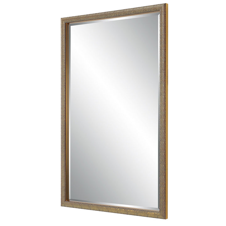 24 X 40 in. Brown Rectangular Mirror 24" W 40" H 1.38" D Modern - Diamond Home USA