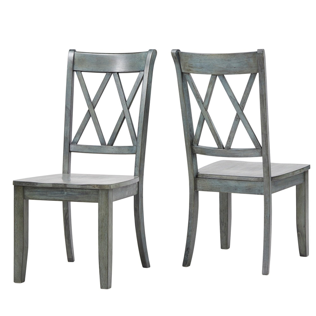 Inspire Q Eleanor X Back Wood Dining Chair (Set of 2) by Classic Dining Chairs Antique