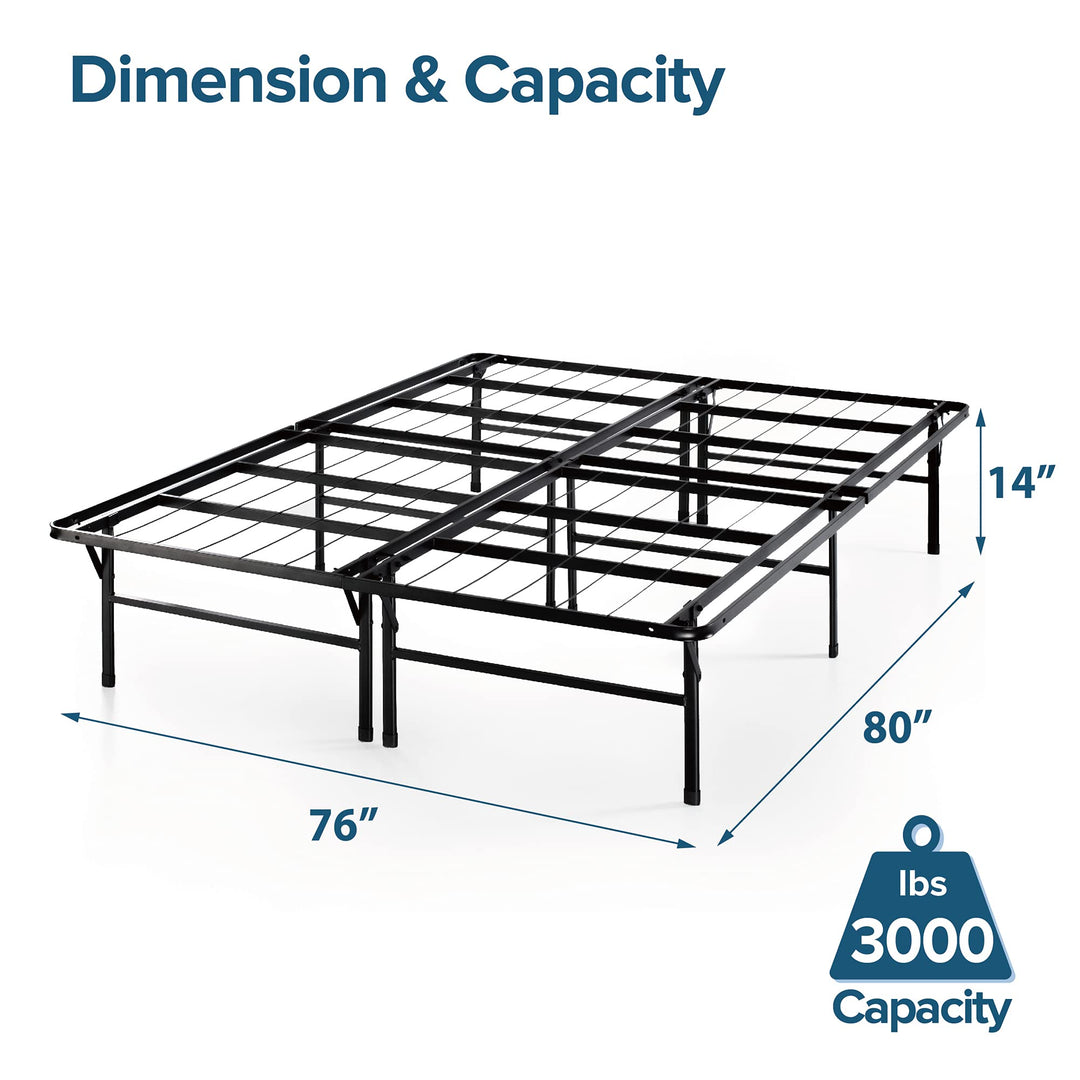 ZINUS SmartBase Heavy Duty Mattress Foundation 14 Inch Metal Platform Bed