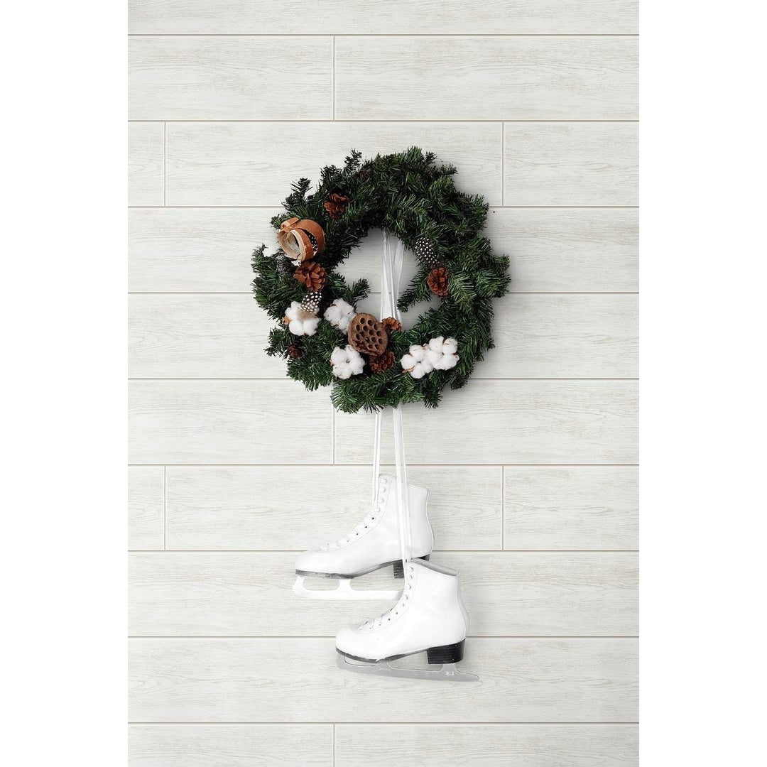 Farmhouse Shiplap Christmas Peel and Stick Wallpaper 20.5 in. W X 18 Ft. L