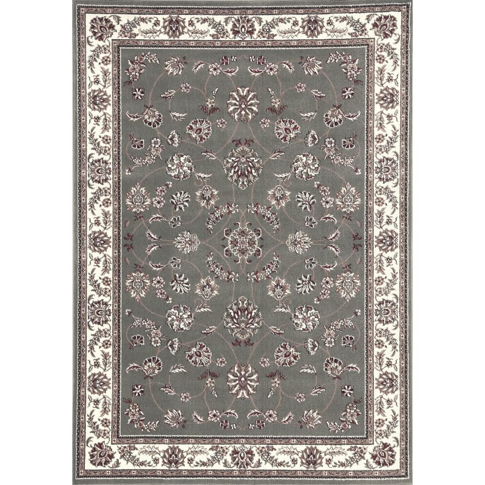 Admire Home Living Amalfi Traditional Oriental Scroll Pattern Area Rug Red 2'2 X - Diamond Home USA