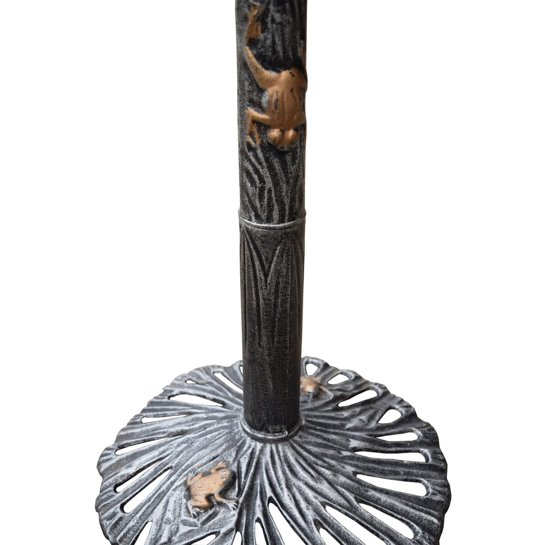 Oakland Living Corporation Premium Sunflower Bird Bath /Black