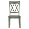 Inspire Q Eleanor X Back Wood Dining Chair (Set of 2) by Classic Side Chairs Antique Sage Green