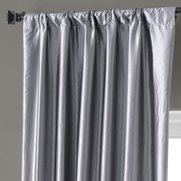 HPD HALF PRICE DRAPES Signature Faux Silk Blackout Curtains for Bedroom & Living