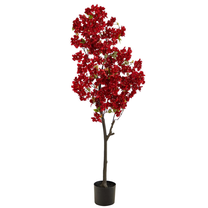 5' Cherry Blossom Artificial Tree Black