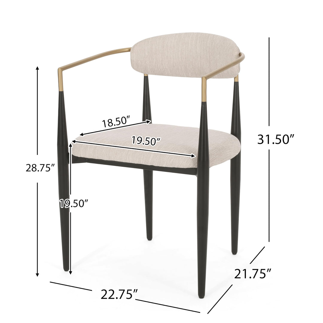 Christopher Knight Home Elmore Dining Chair 22.75 "W x 21.75 "D x 31.5 "H