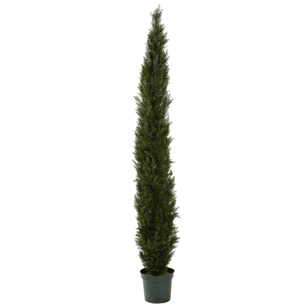 Nearly Natural Cedar Pine Artificial Tree 8ft Green