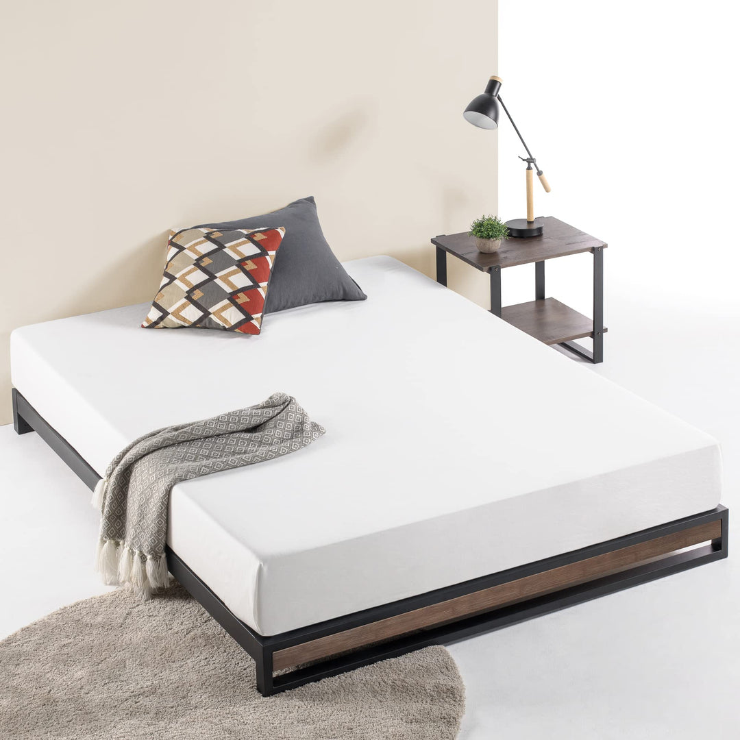 ZINUS GOOD DESIGN Award Winner Suzanne 6 Inch Bamboo and Metal Platforma Bed King