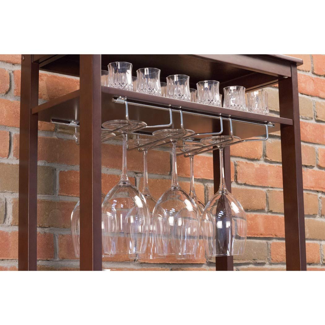 16 Bottle Wine Racks Free tanding Floor Unit with a Table Top for erving and - Diamond Home USA