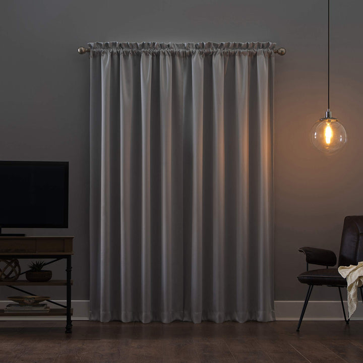 Sun Zero - 52468 Oslo Theater Grade Extreme 100% Blackout Rod Pocket Curtain