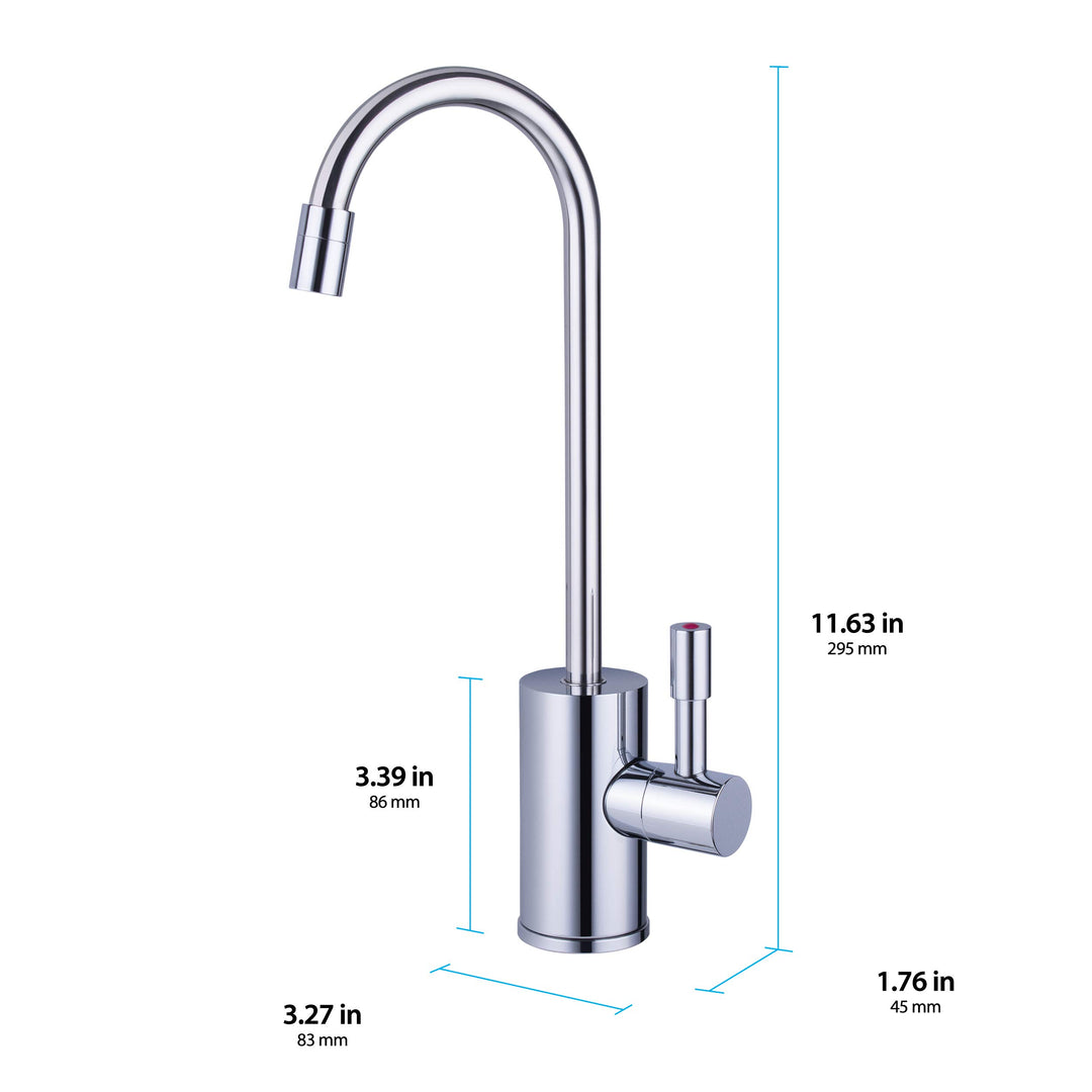 Ready Hot RH-F570-CH Faucet Only for Instant Hot Water Tank Insulated Safety