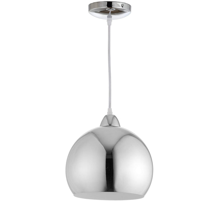 Lighting Adjustable 1-Light Led Chrome Pendant Industrial Modern Contemporary