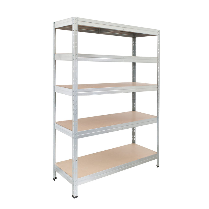 Shelving Storage Rack 39 20 Lb. Galvanized 71" H X 39" L 20" D Silver Steel