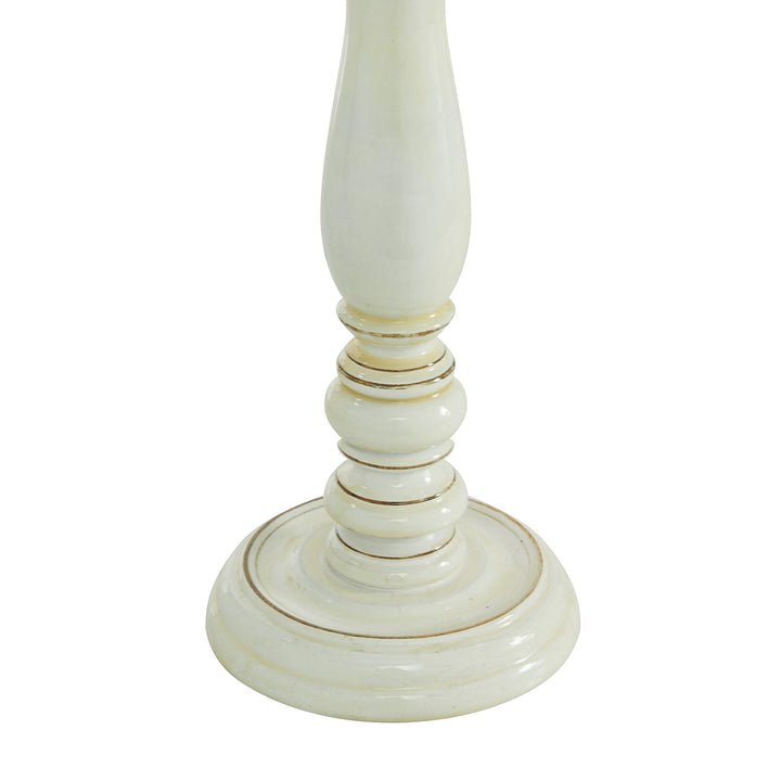 Tall White Wooden Candle Holders Set of 3 12" 16" 18" 6 X 18 Wood