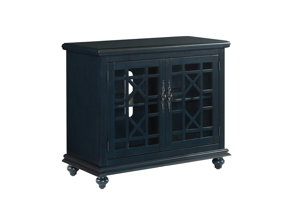 Martin Svensson Home Avalon Small Spaces Accent abinet TV Stand 38" W x 32" H Catalina Blue