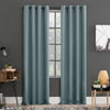 Sun Zero Soho Blackout Energy Efficient Grommet Curtain Single Panel 54" x 54" x 108" - Mineral