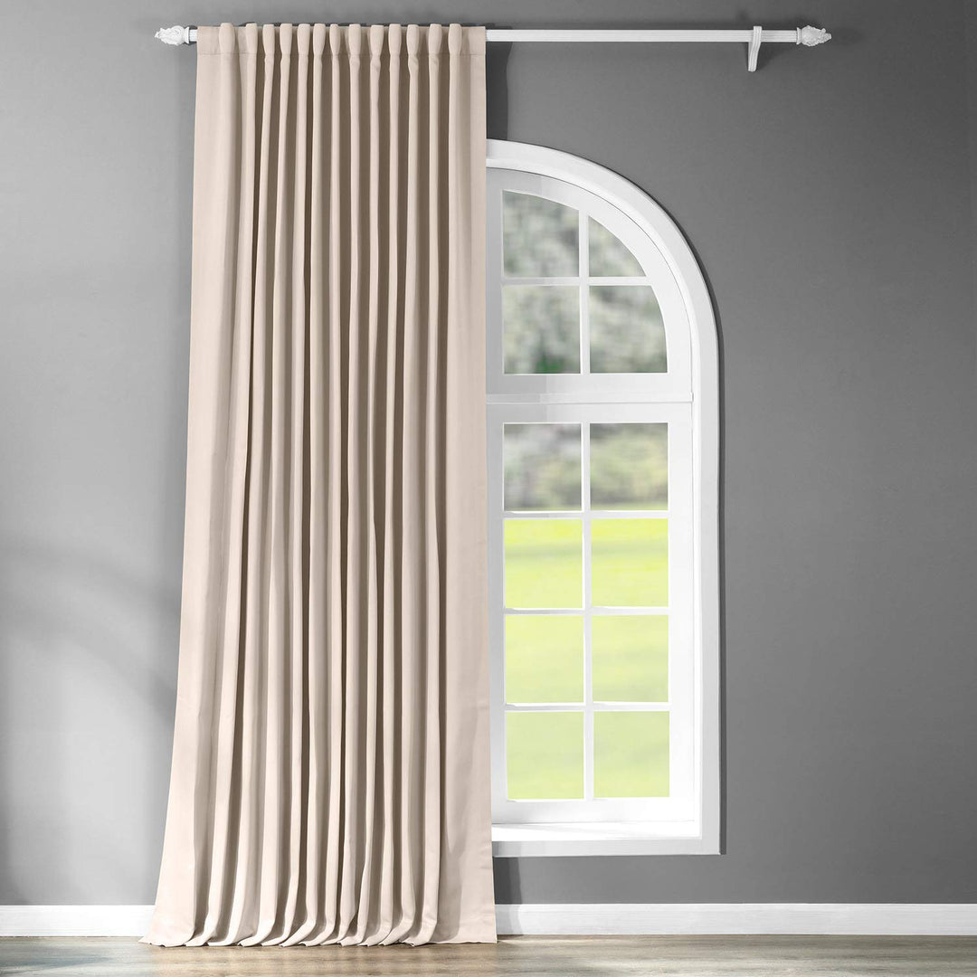 HPD Half Price Drapes Extra Wide om Darkening Curtains for Bedroom & Living 100 X 108 - Eggnog