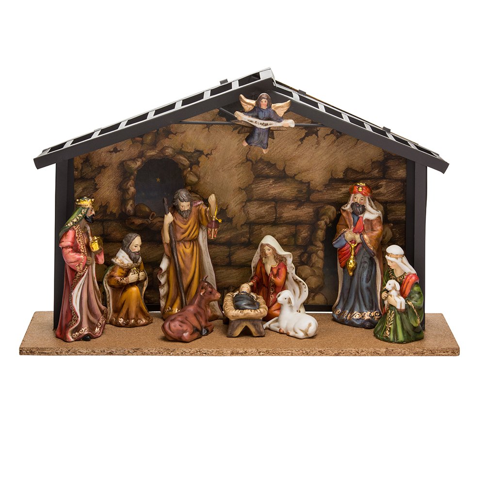 Kurt Adler J1257 Nativity Set 10 Count