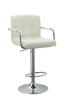 AC Pcific Contemporry Adjustble Swivel Kitchen Br Stool Chir with Cushion White