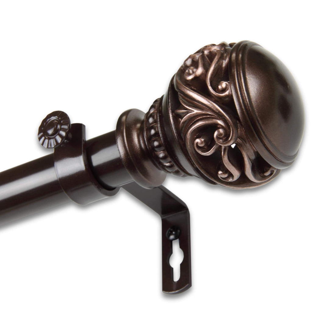 InStyleDesign Leah 1 inch Diameter Adjustable Curtain Rod