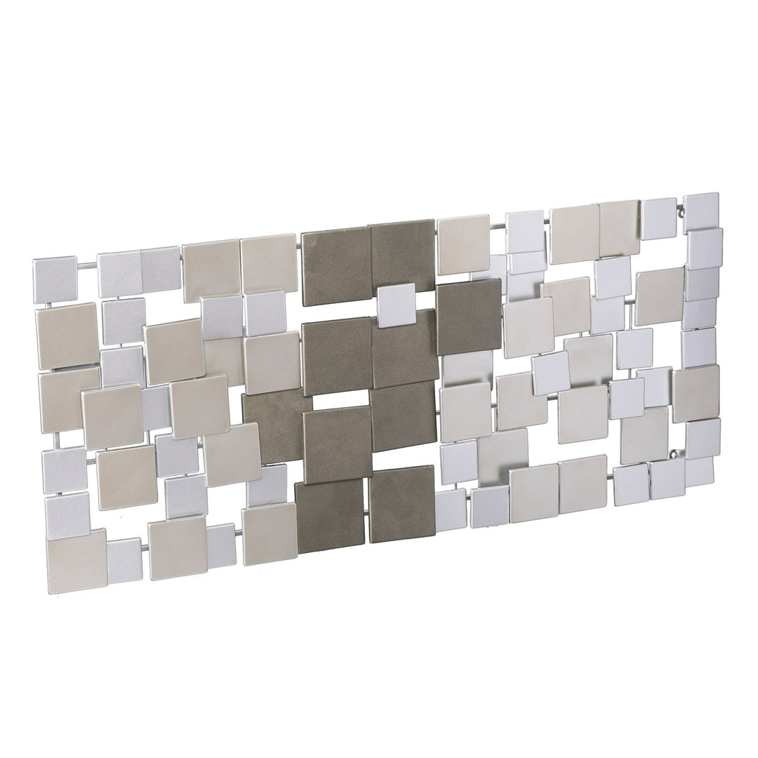 SEI Furniture Wavson Wall Sculpture Geometric 3D Design Unique Mounting Wall Art