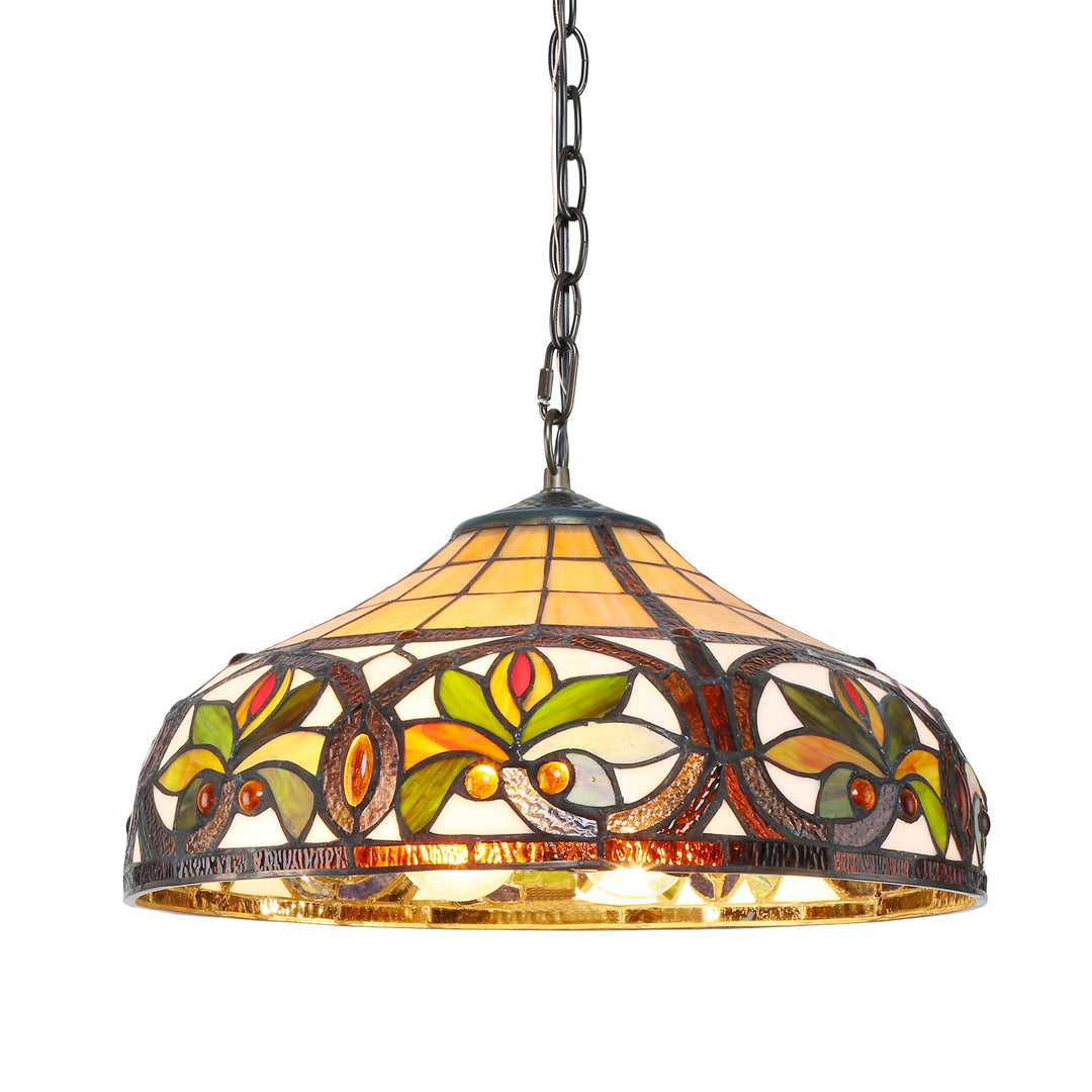 1908 Studios Sunrise Tiffany Hanging Lamp